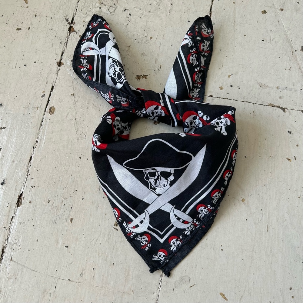 Pirate Skull & Crossbones Bandana Scarf Handkerchief